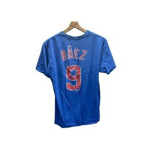 Chicago Cubs Javier Baez T-Shirt #9 MLB Genuine Merchandise Medium (M)